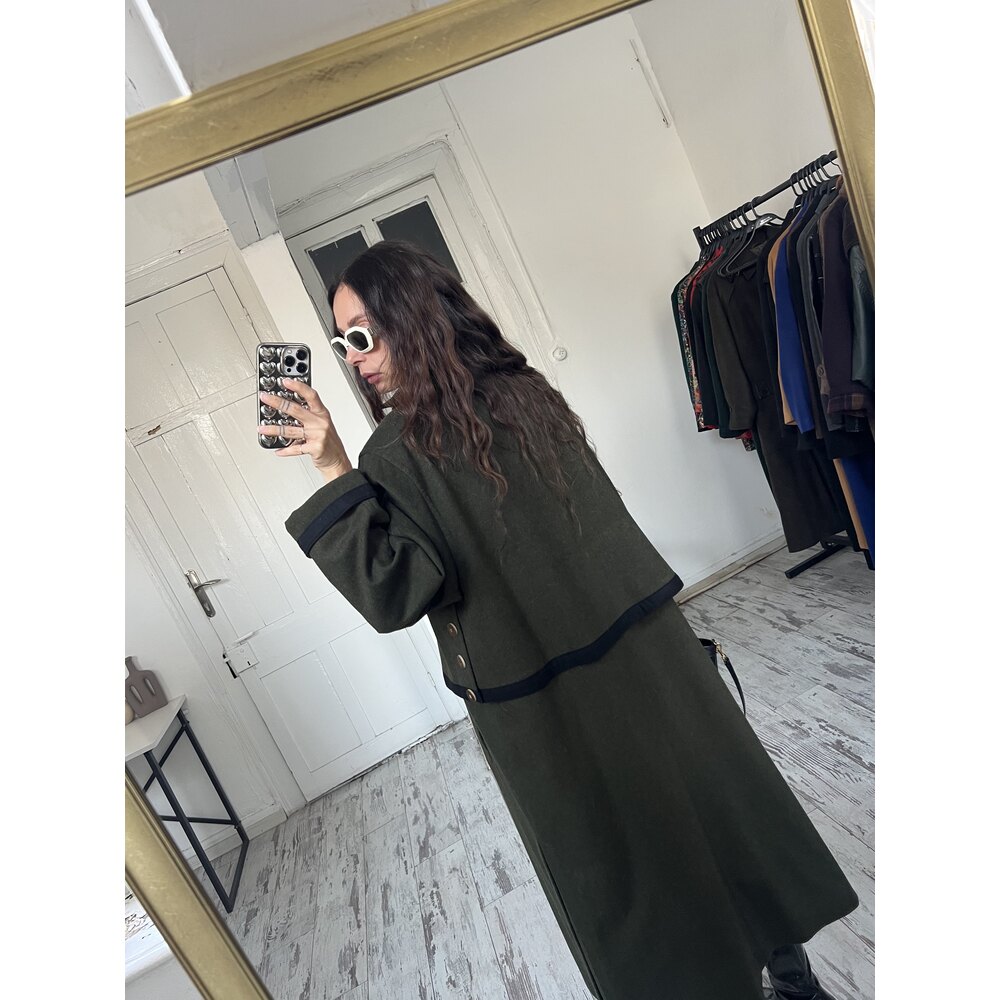 Loden Frey %70 Yün Orjinal Avusturya Bavyera Maxi Exclusive Kaban