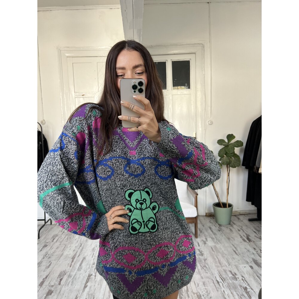 Today Tedy Bear Aplikeli Multicolour Kazak 