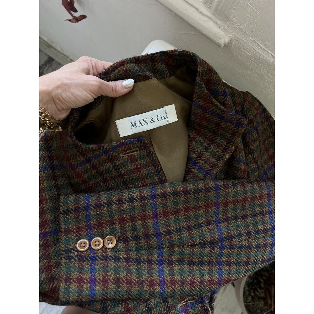 Max&Co Made in Italy %100 Yün Woolmark Sertifikalı Premium Blazer