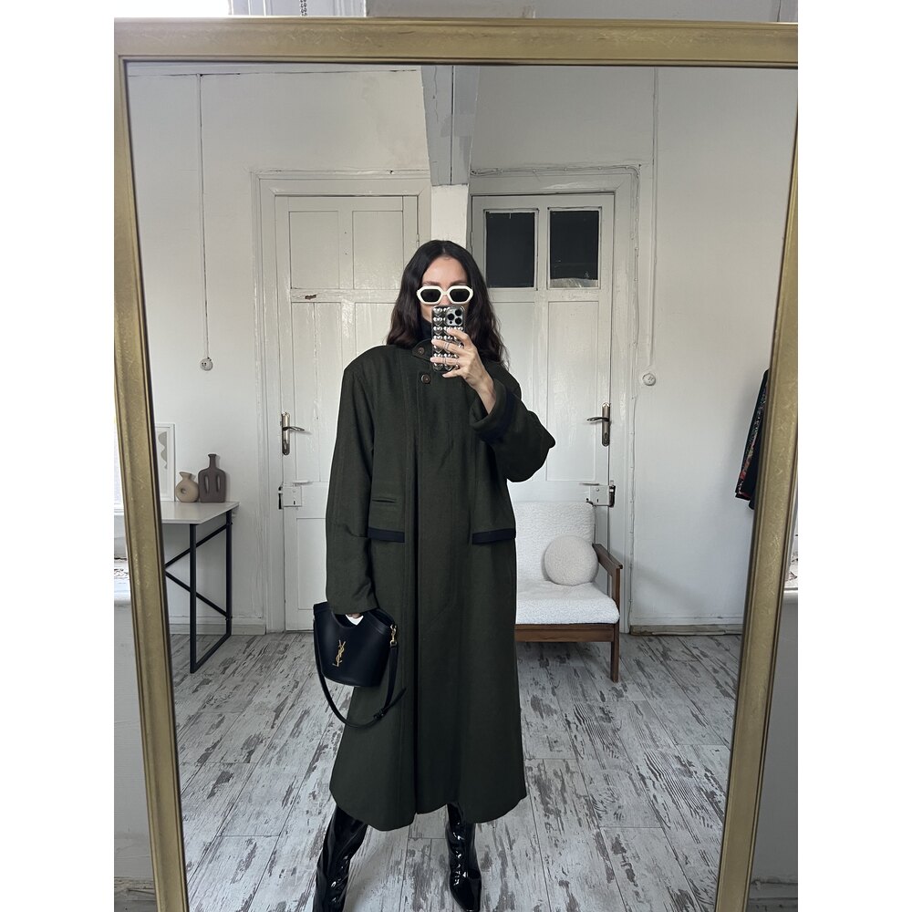 Loden Frey %70 Yün Orjinal Avusturya Bavyera Maxi Exclusive Kaban
