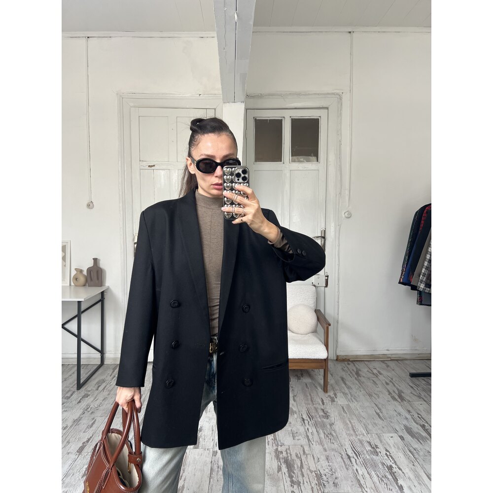 Gina Donna Rome %100 Yün  İtalyan Tasarımcı İmzalı Blazer