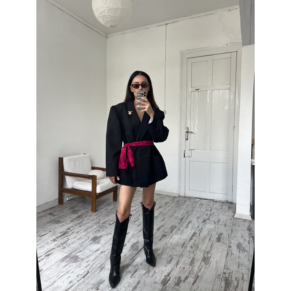 Şal Detaylı Alman Üretim Premium Blazer