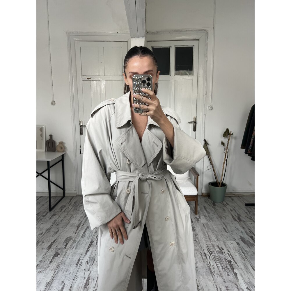 Alman Üretim Maxi Boy Premium Trenchcoat
