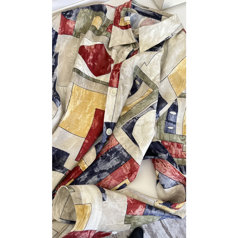 %100 Viscose Dokuma Yazlık Kumaş Alman Üretim Kimono Gömlek