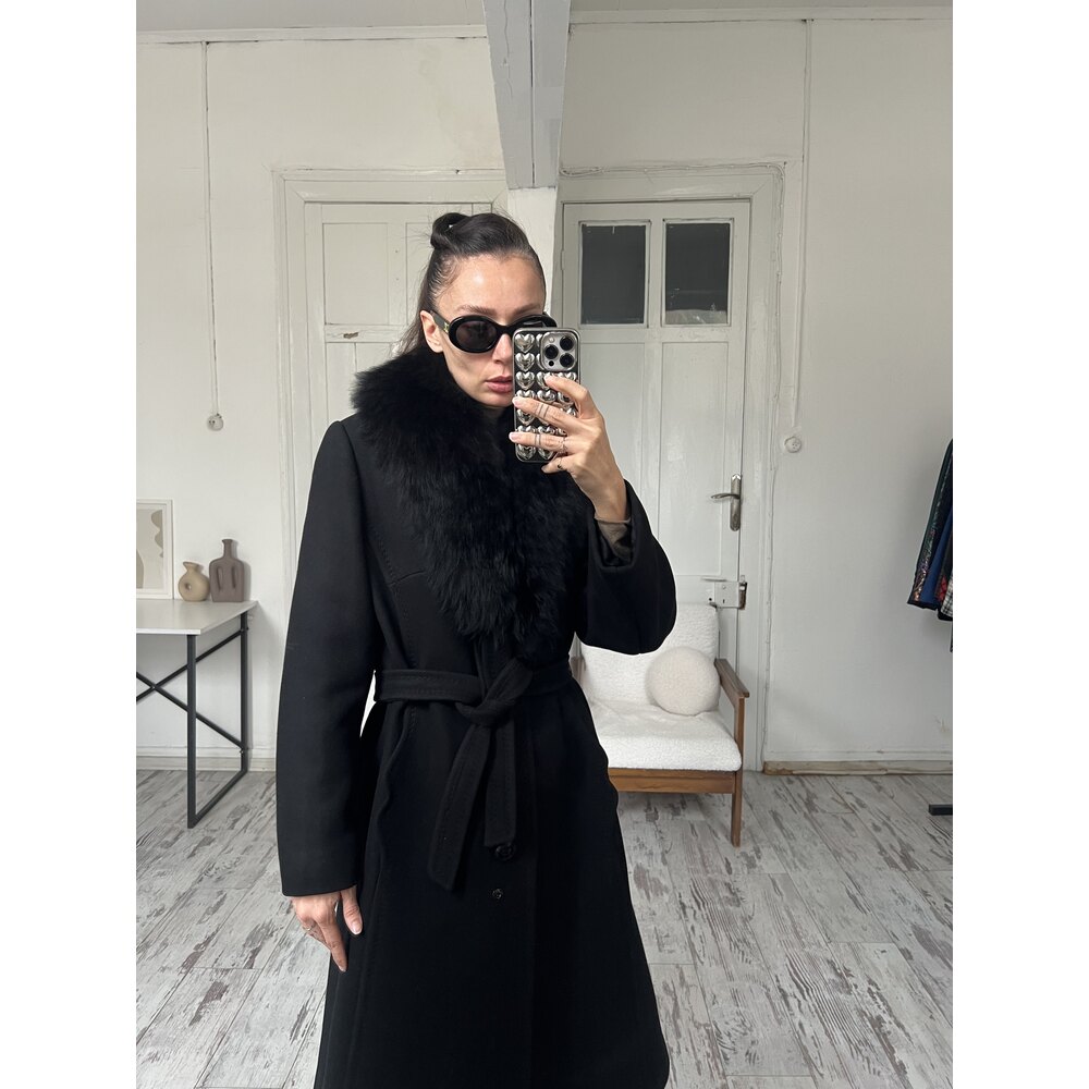Holka Modell Germany %80 Yün Yaka Deteylı Suit Premium Kaşe Kaban