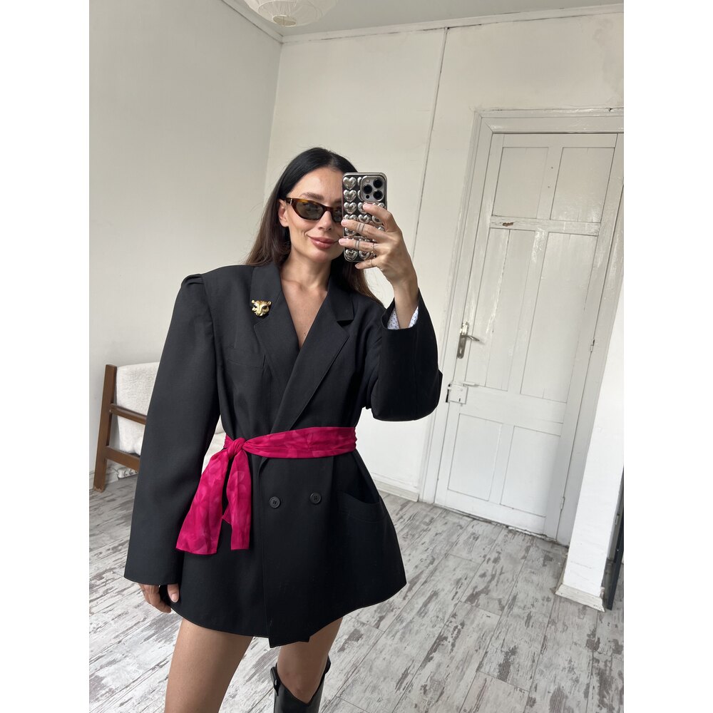 Şal Detaylı Alman Üretim Premium Blazer