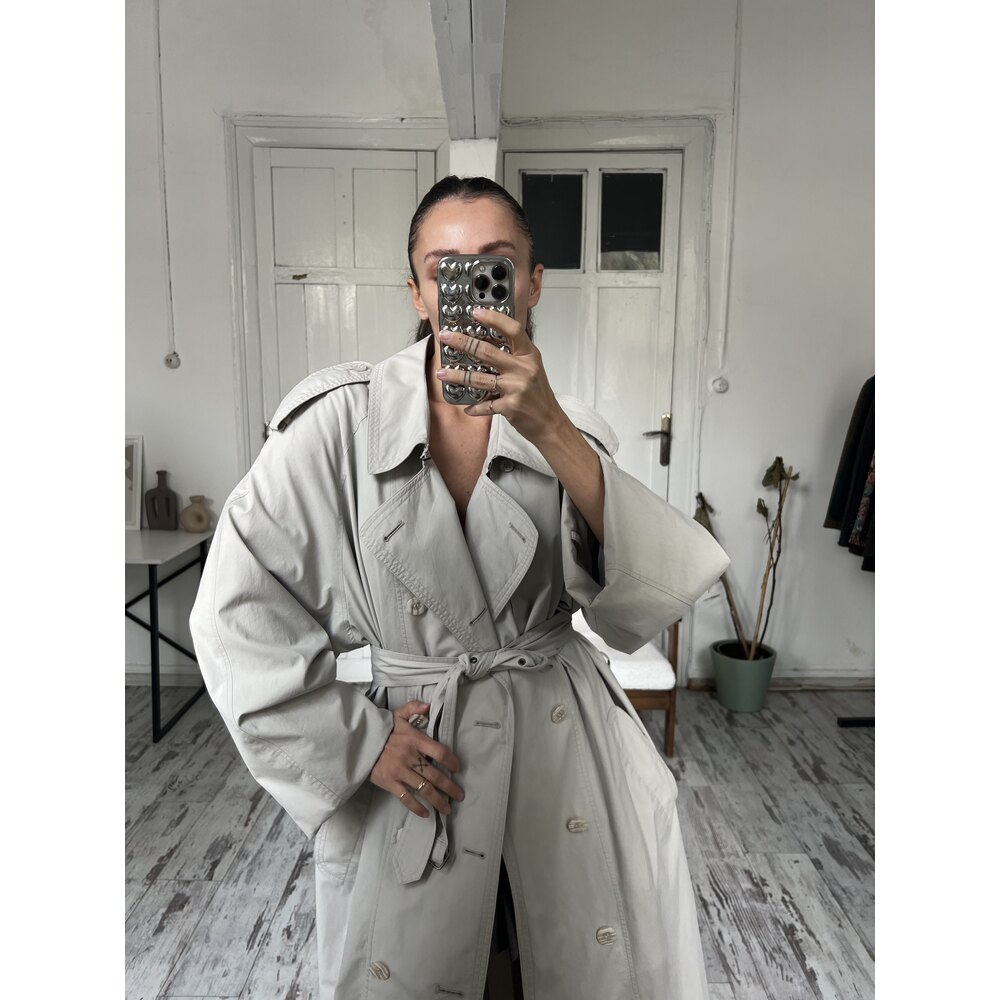 Alman Üretim Maxi Boy Premium Trenchcoat
