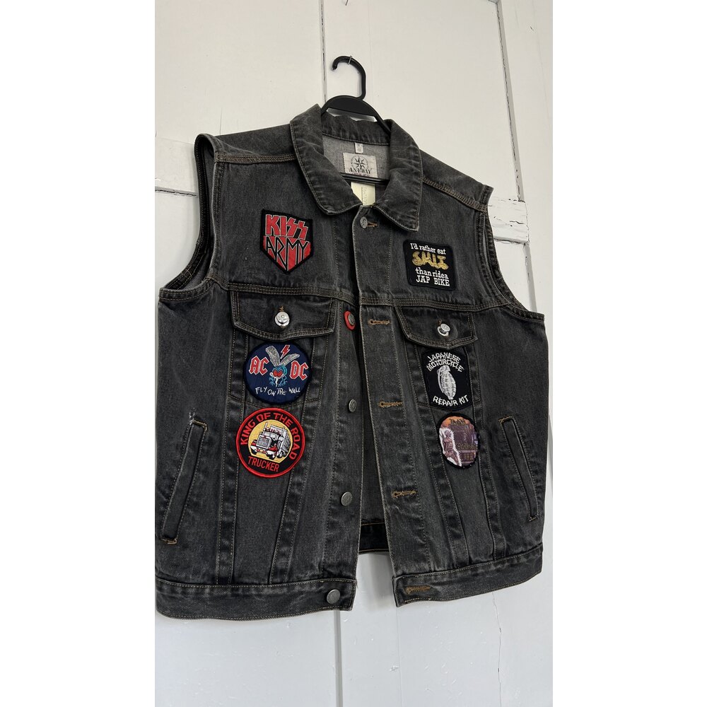 Anyway Koleksiyonluk Patch Detaylı Denim Yelek