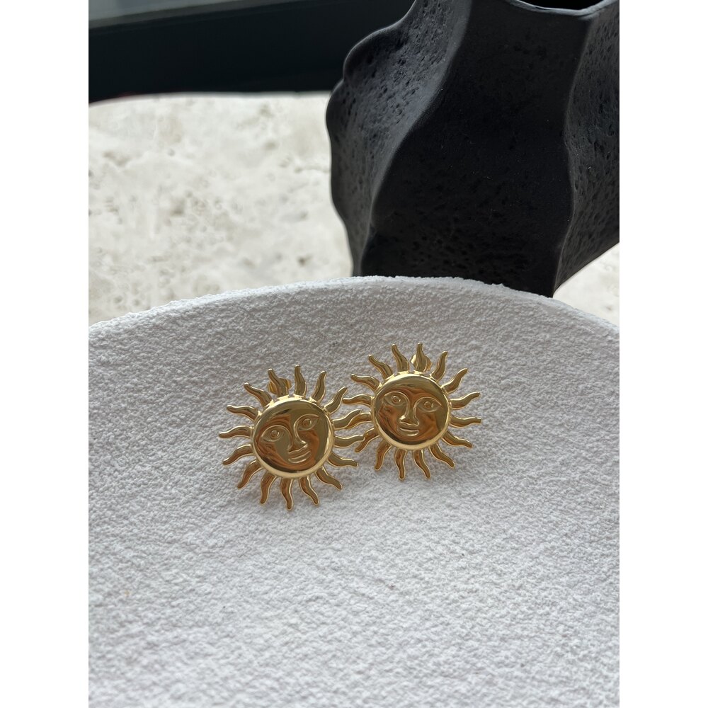 Helios Kararmaz Çelik Büyük Boy Premium Küpe