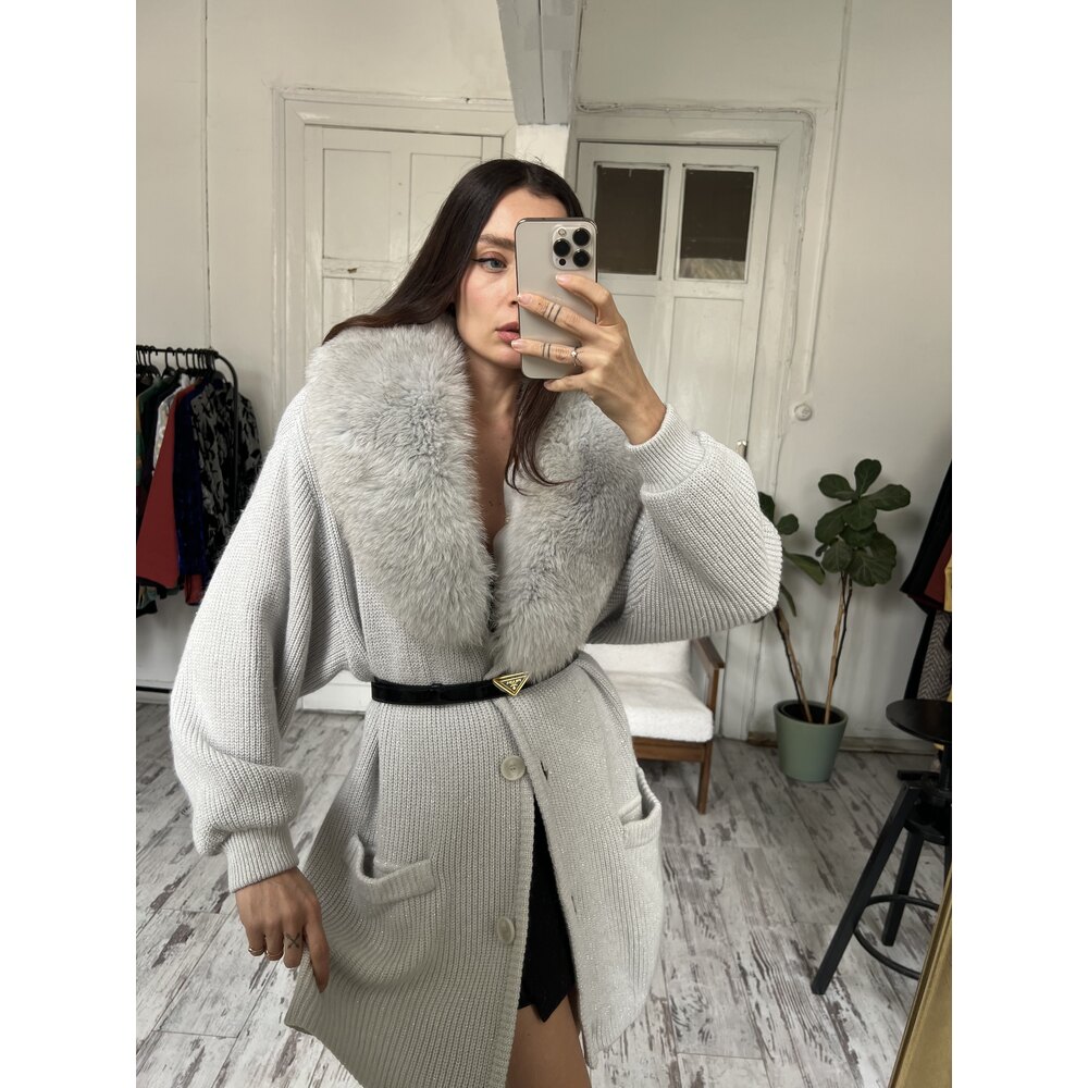 Dino Valliano Germany %71 Merinos Yün %24 Angora Yün Astarlı Hırka