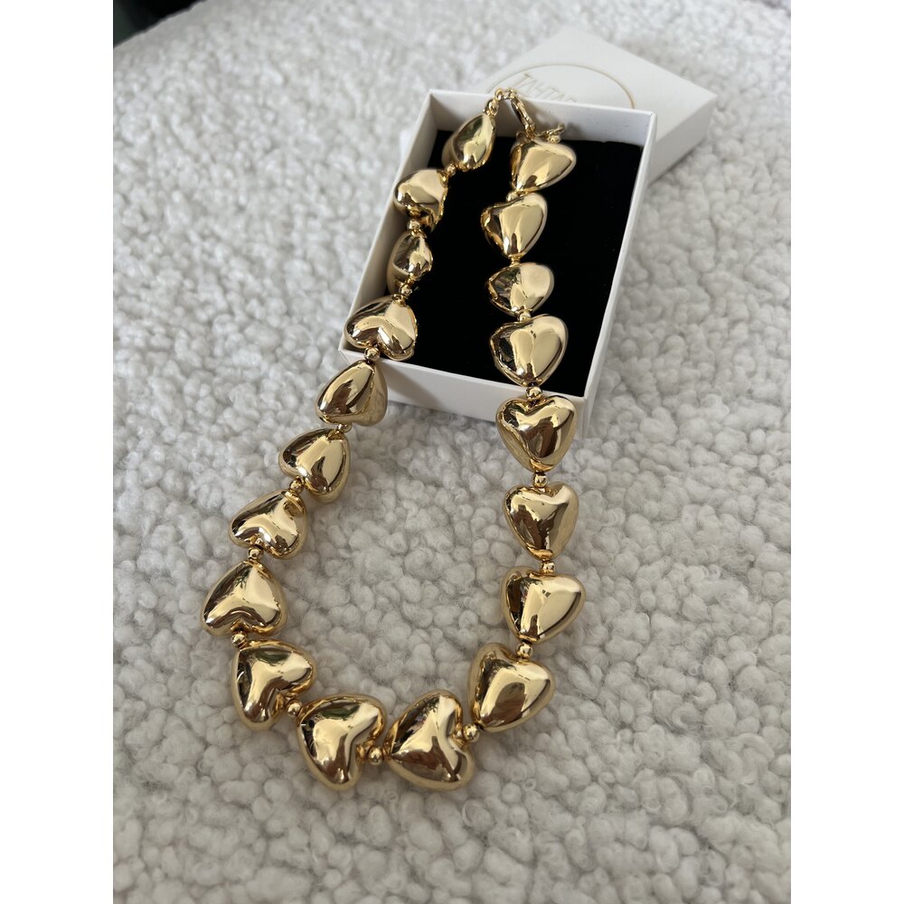 Big Hearts Stainless Stell Premium Kaplama Kolye