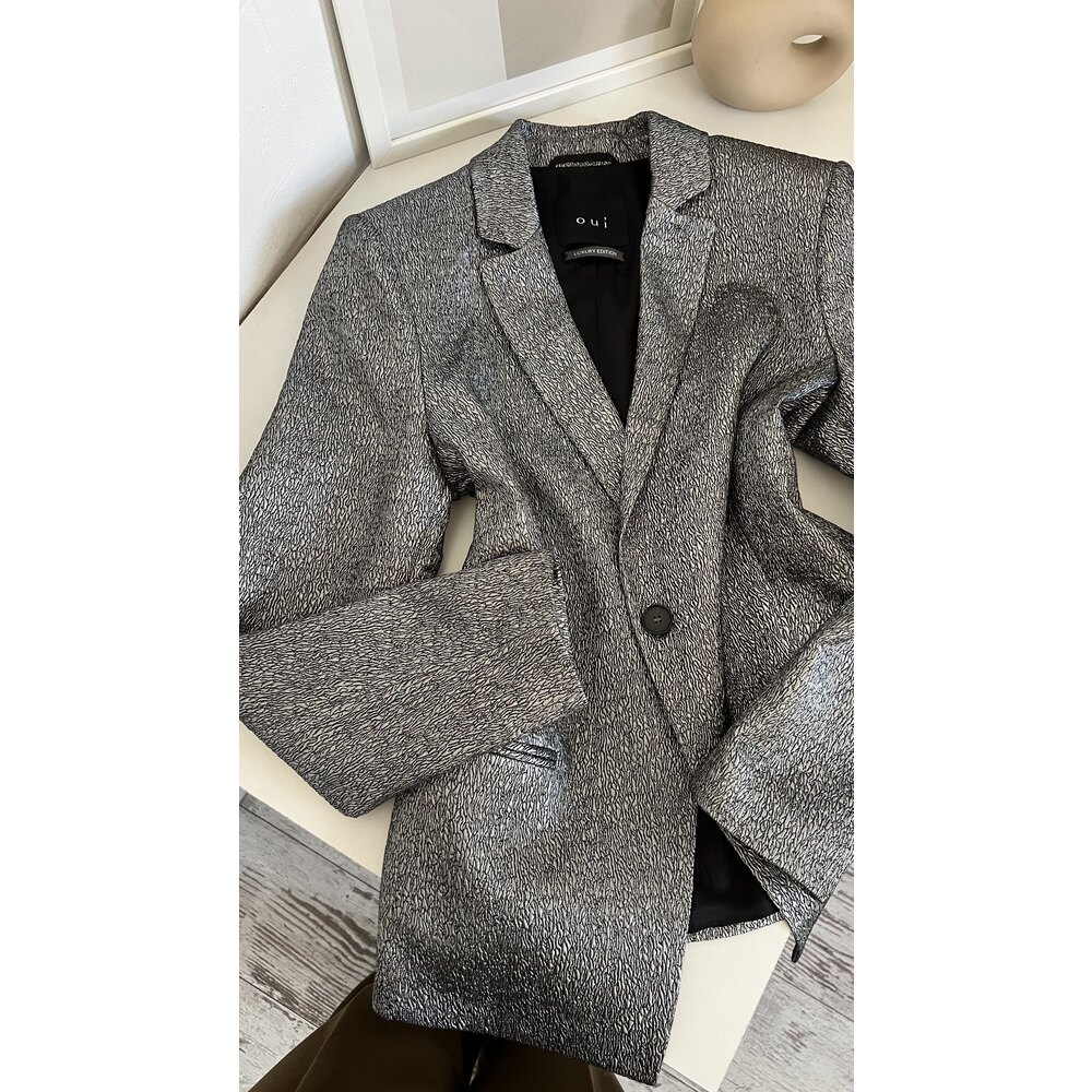 Oui Luxury Edition Metalic Lurex Premium Blazer