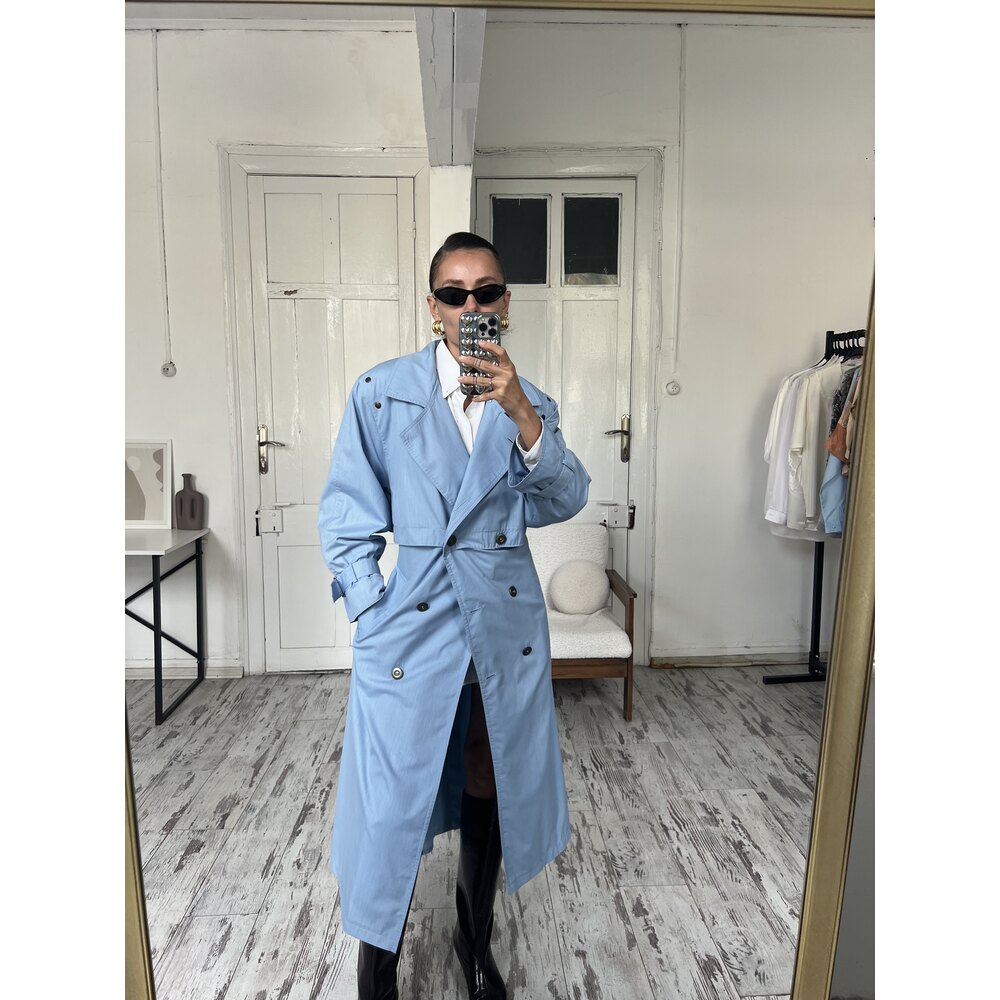 Alman Üretim Maxi Boy Nadir Parça Trenchcoat