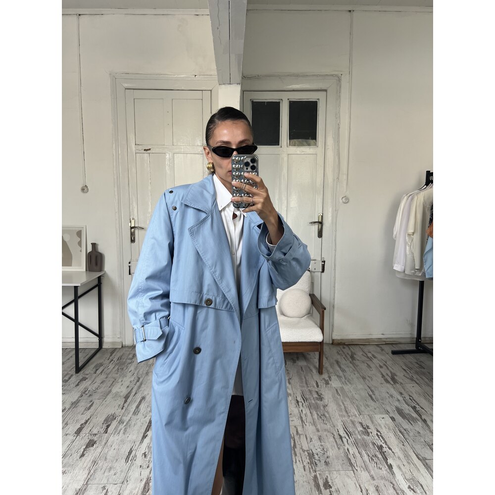 Alman Üretim Maxi Boy Nadir Parça Trenchcoat