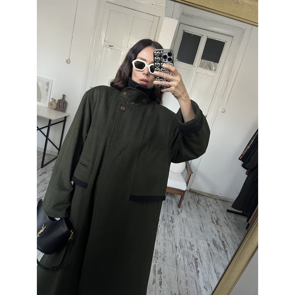 Loden Frey %70 Yün Orjinal Avusturya Bavyera Maxi Exclusive Kaban