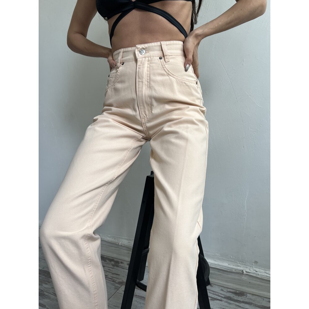 Angels High Waisted Soft Denim Pantolon