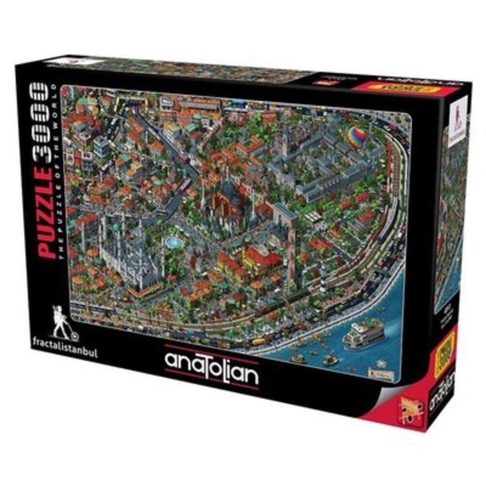 Fractal İstanbul - Tarihi Yarımada - Puzzle 3.000 Parça 