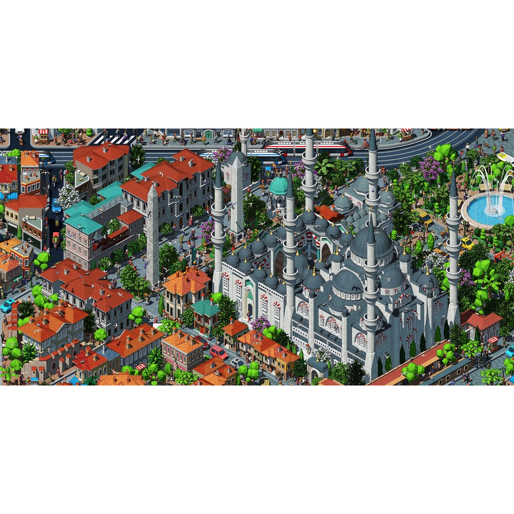 Fractal İstanbul - Tarihi Yarımada - Poster 71 X 122 cm