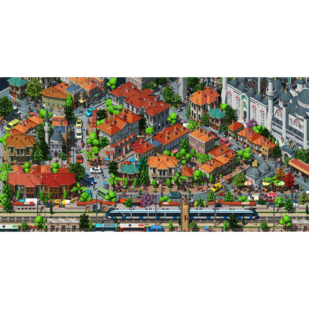 Fractal İstanbul - Tarihi Yarımada - Poster 71 X 122 cm