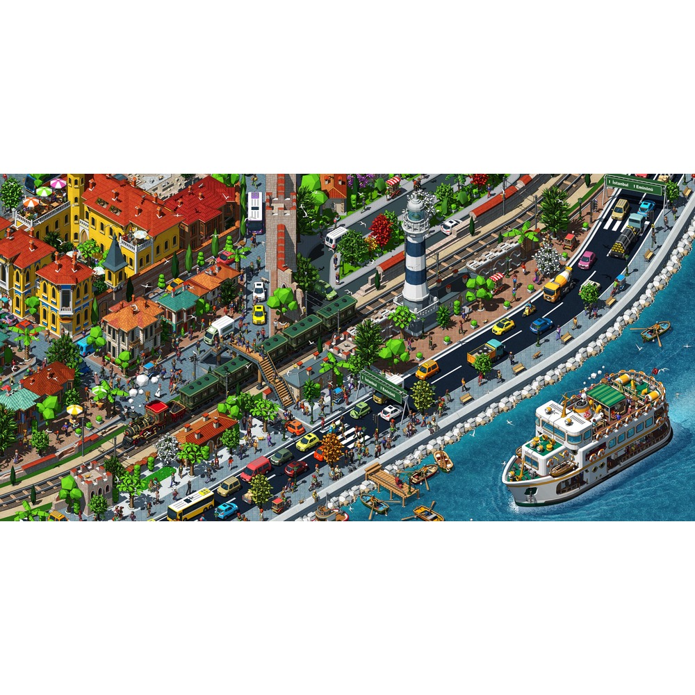 Fractal İstanbul - Tarihi Yarımada - FineArt Sınırlı Basım. İmzalı. 150 X 250 cm