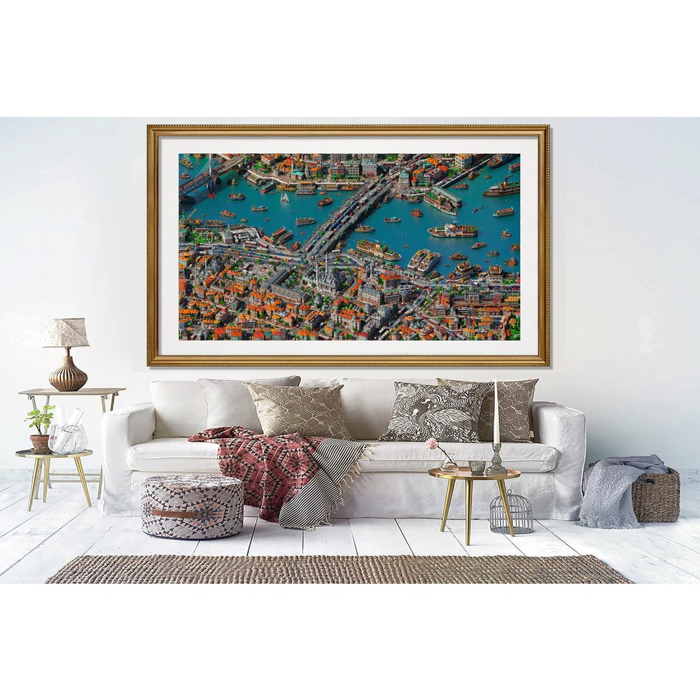 Fractal İstanbul - Pandemi - FineArt İmzalı 150 X 250 cm