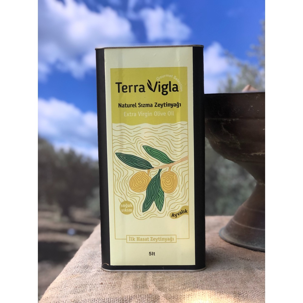 Terra Vigla Erken Hasat Soğuk Sıkım  Zeytinyağı 5 Lt