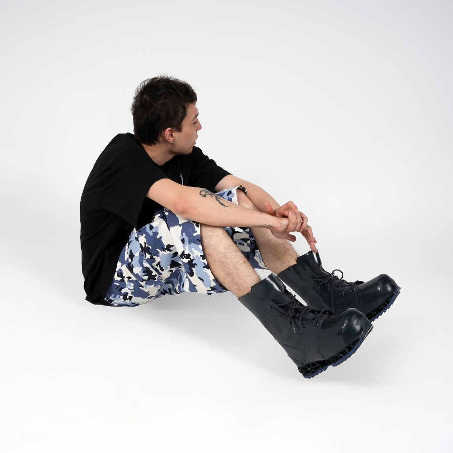 BLUE CAMO SHORTS