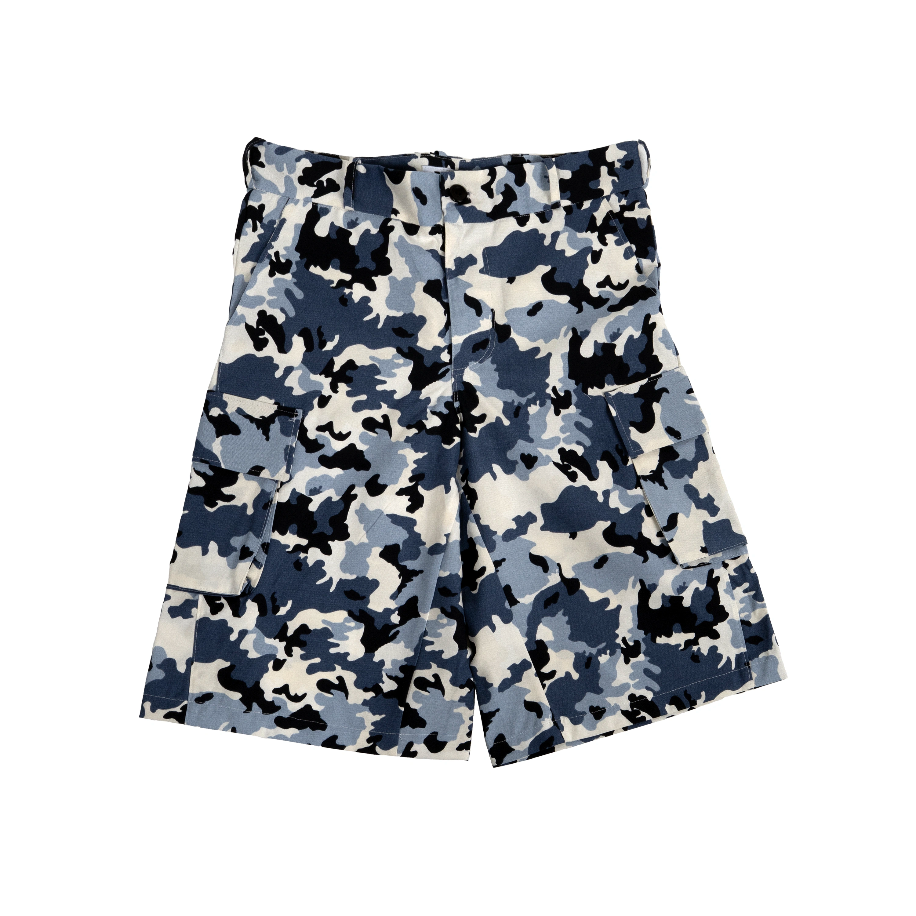 BLUE CAMO SHORTS