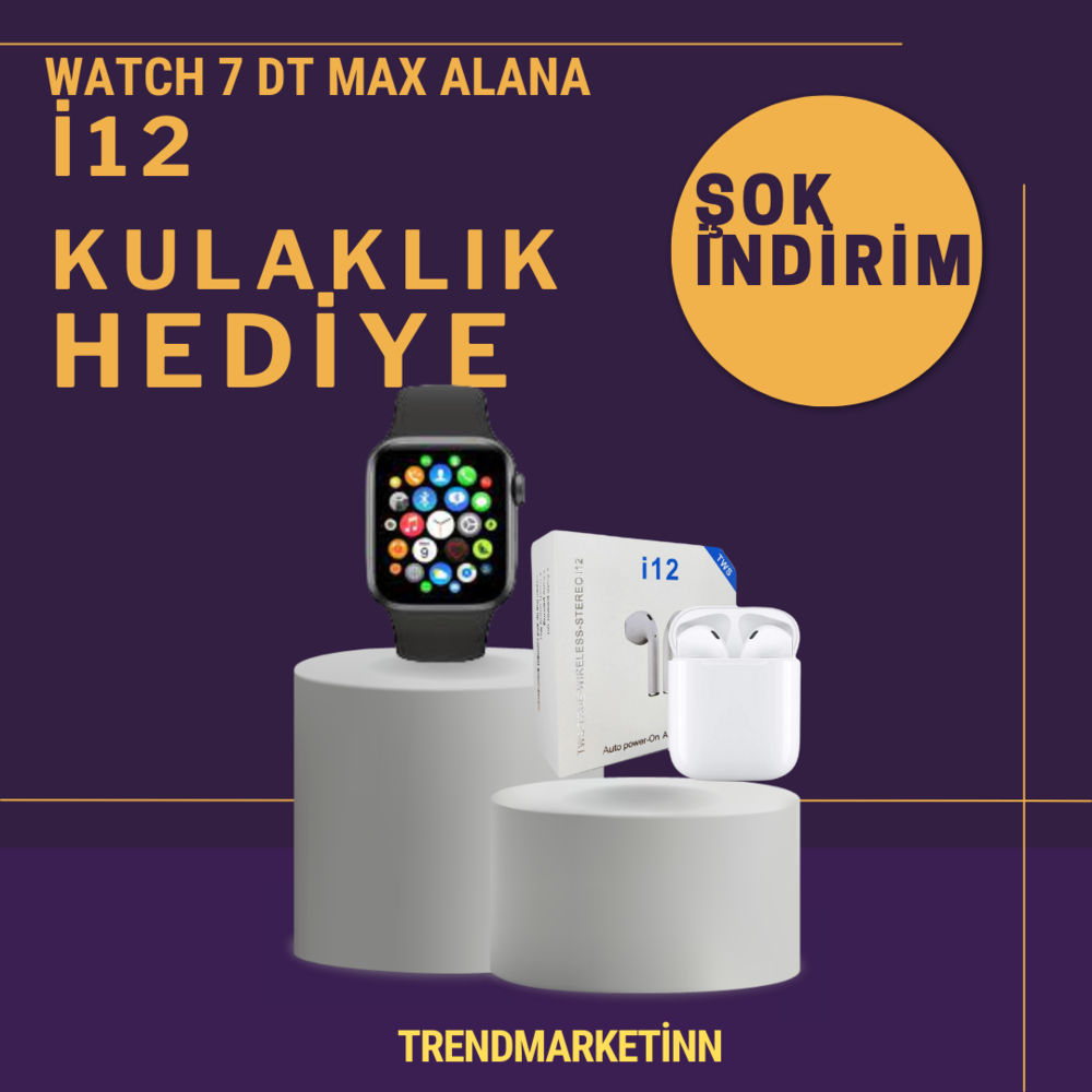 DT MAX + İ12 KABLOSUZ KULAKLIK (HEDİYE)