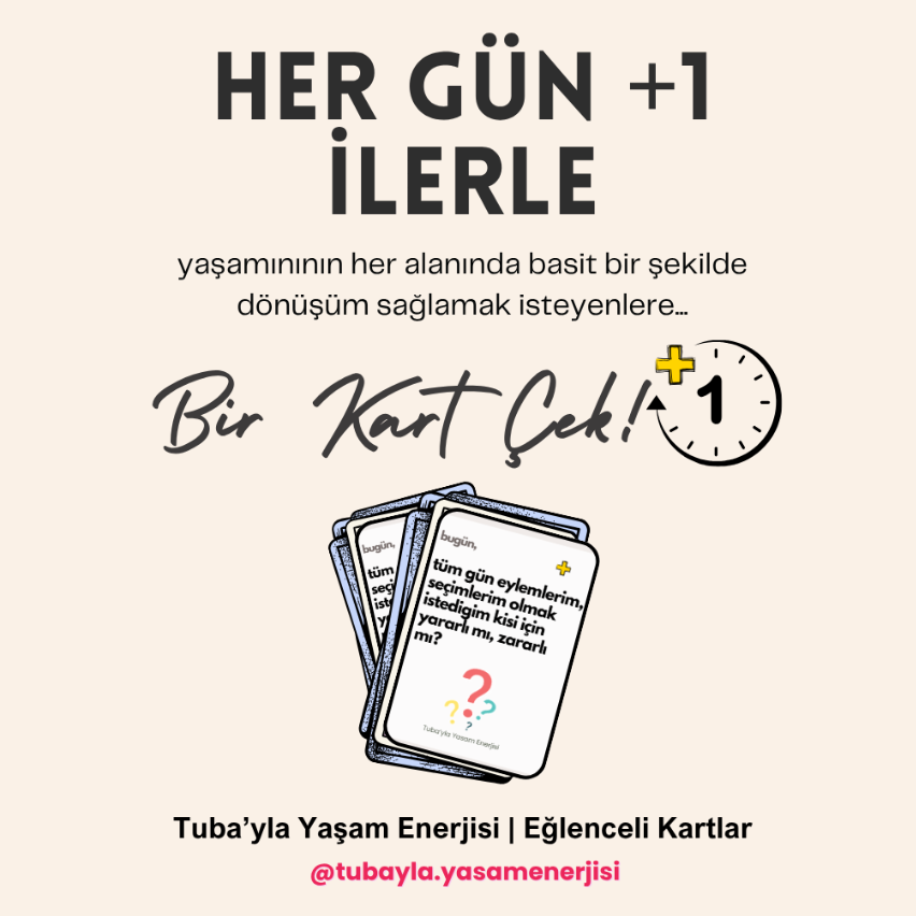 #KendineİyiGel - Her Gün +1 İlerle "Eğlenceli Kartlar"