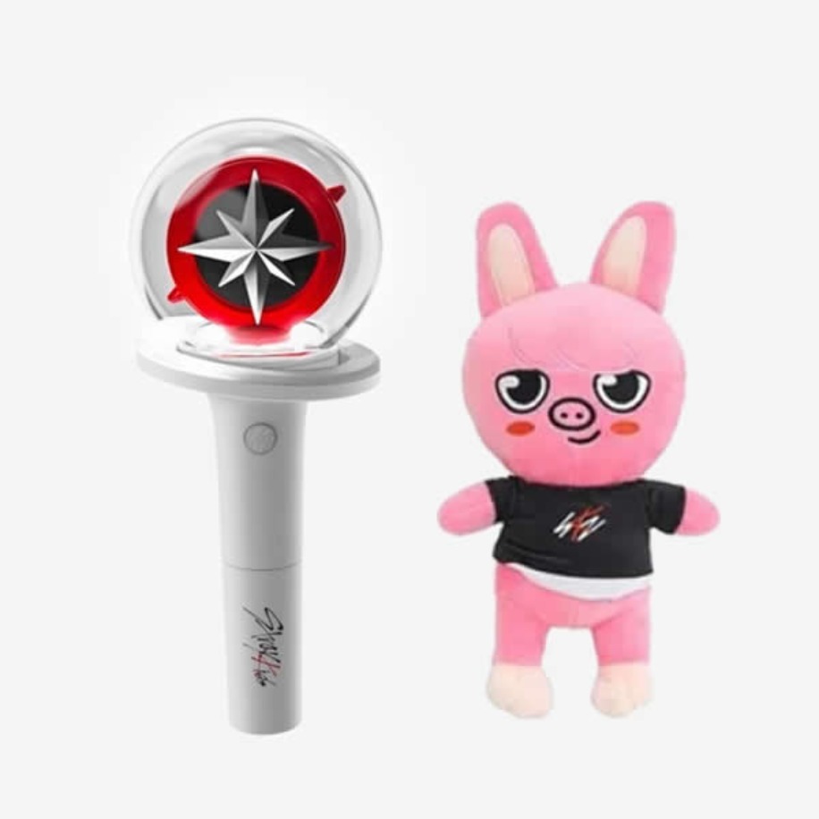 HABETI Kpop Stray Kids Lightstick Ver 2 Sleutelhanger SKZ Merchandise Light Stick Kleur en Snelheid Verstelbaar Concert Fans Geschenkcollectie (geen Batterij), Geen Batterij, S