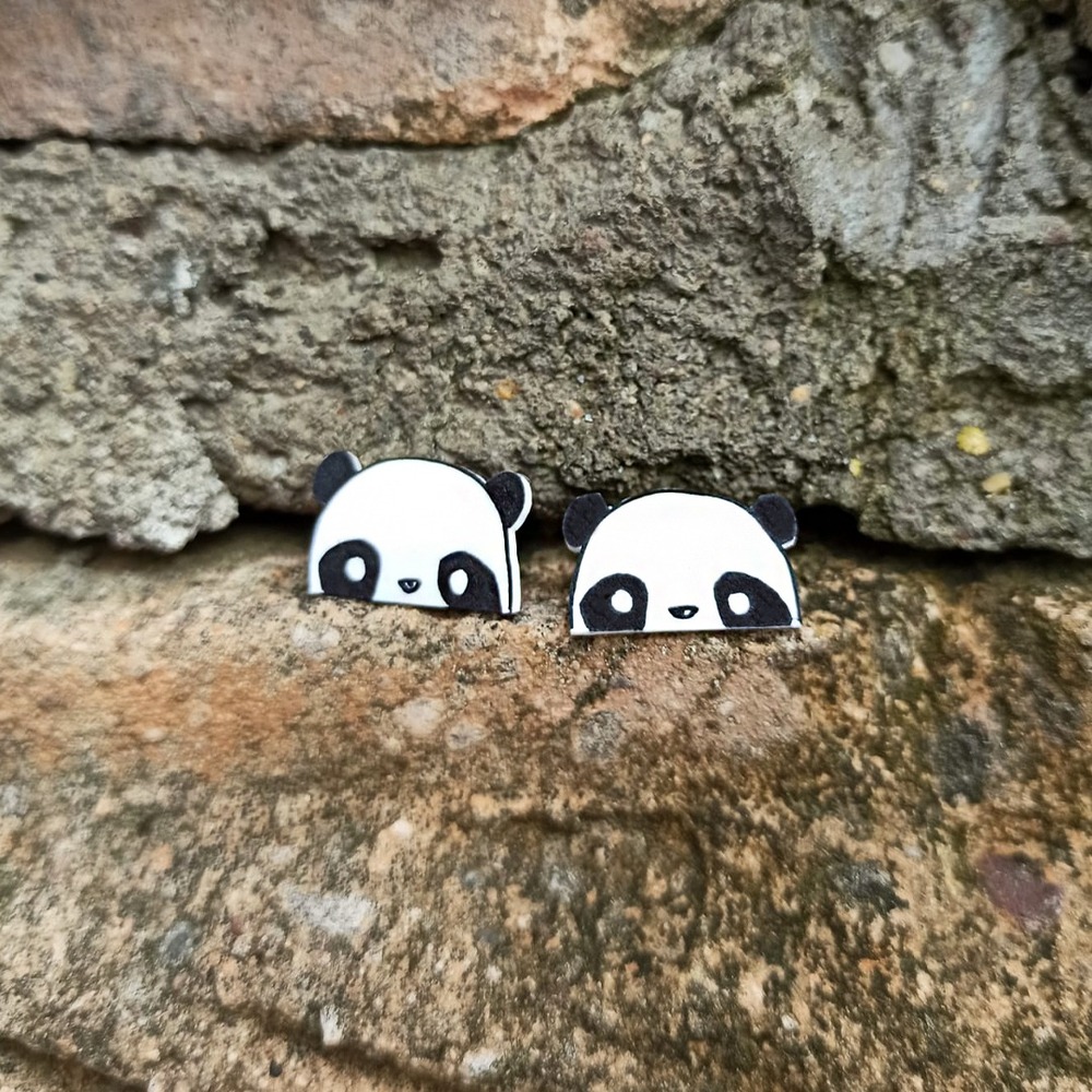 Panda Broşu 2'li