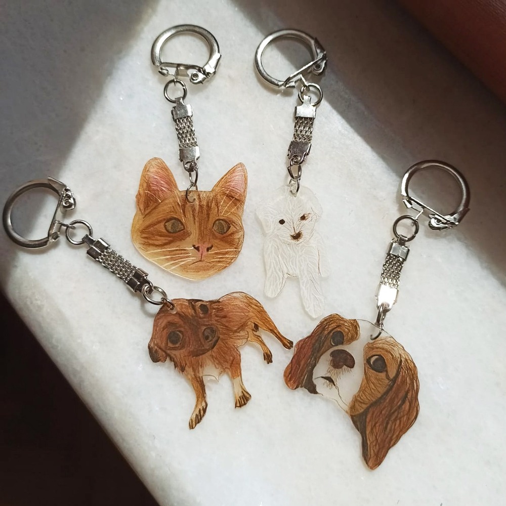 Köpek Kişiselleştirilebilir Anahtarlık