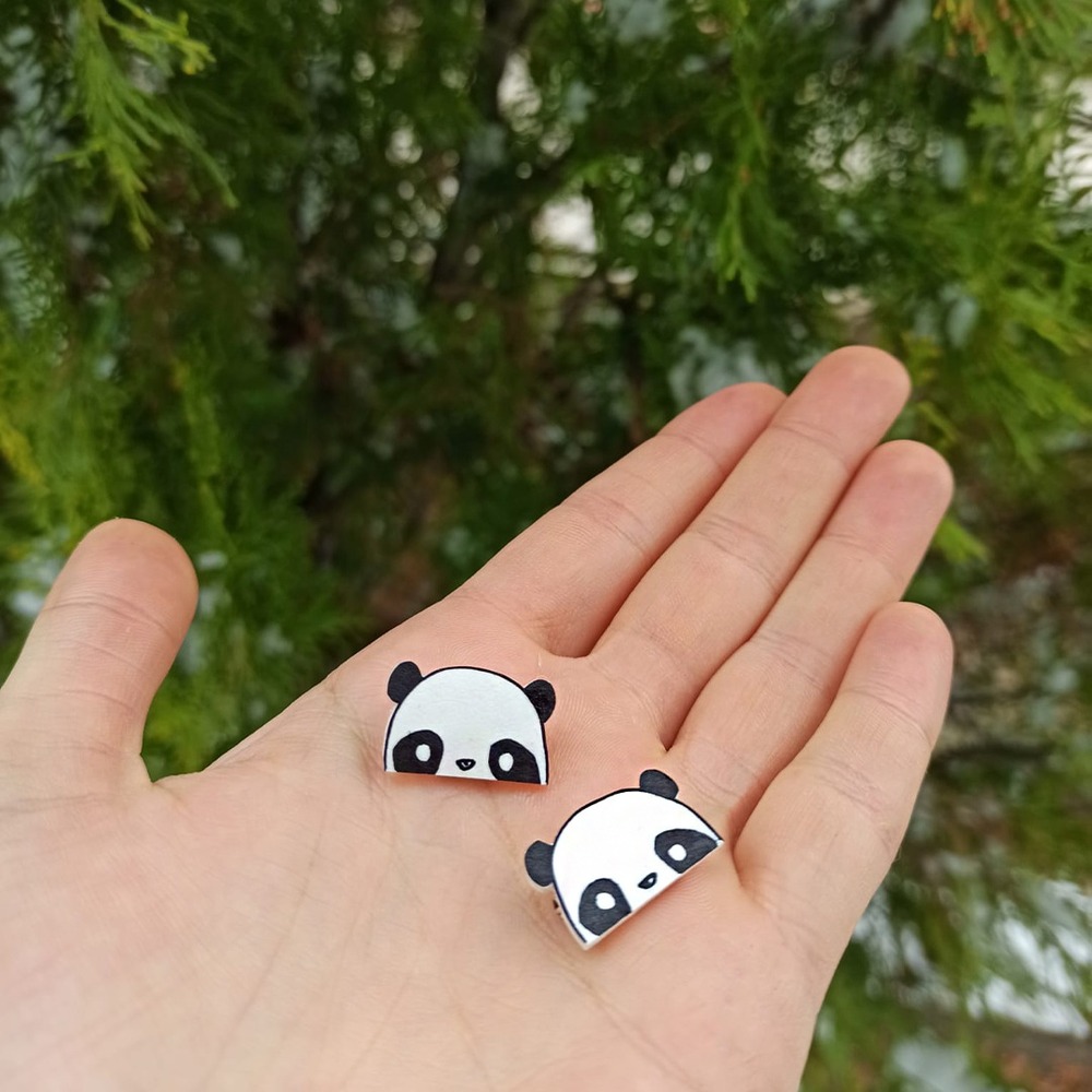 Panda Broşu 2'li