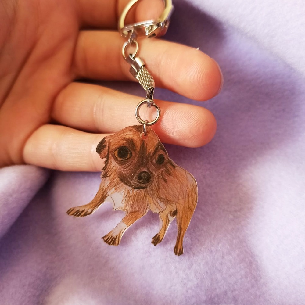 Köpek Kişiselleştirilebilir Anahtarlık