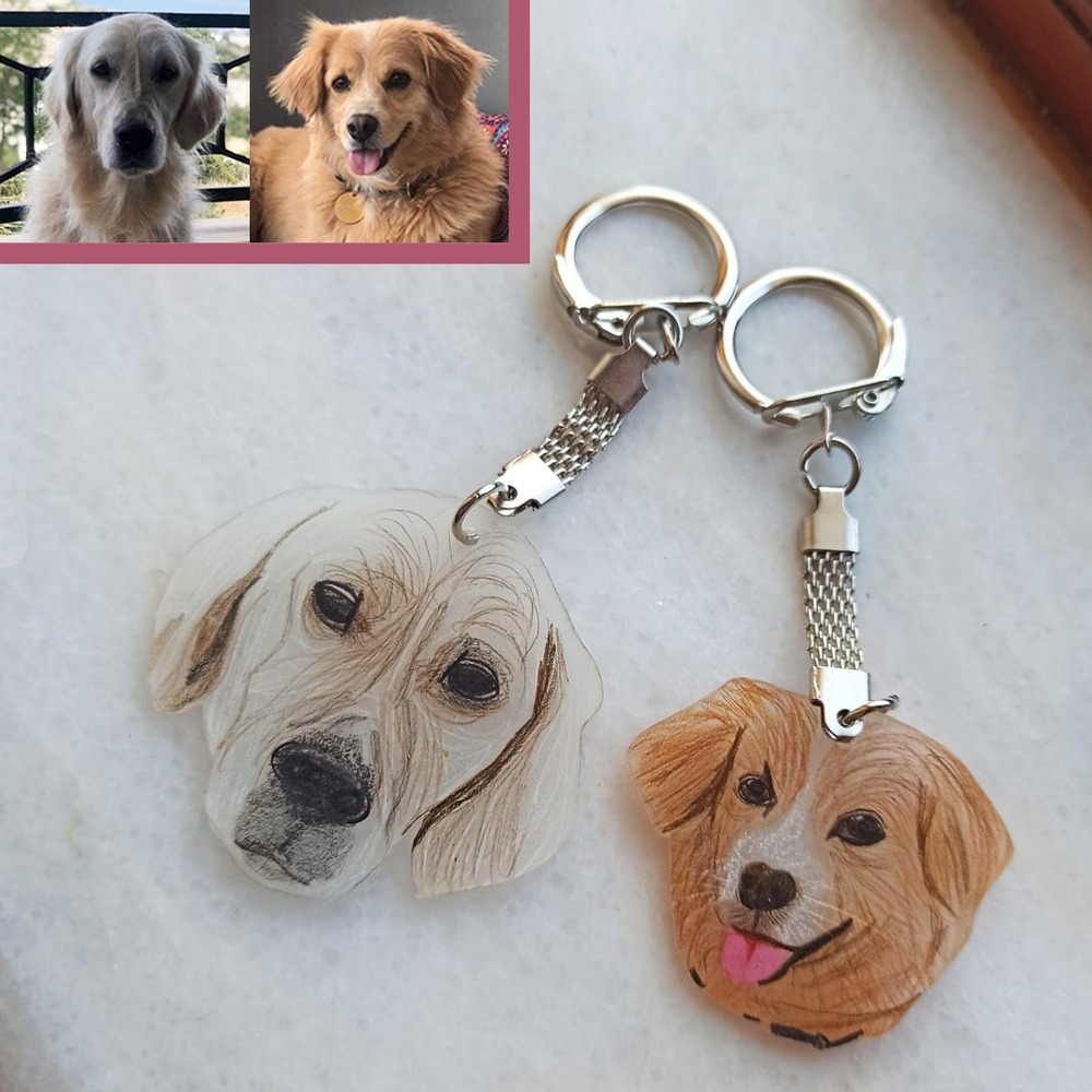 Köpek Kişiselleştirilebilir Anahtarlık