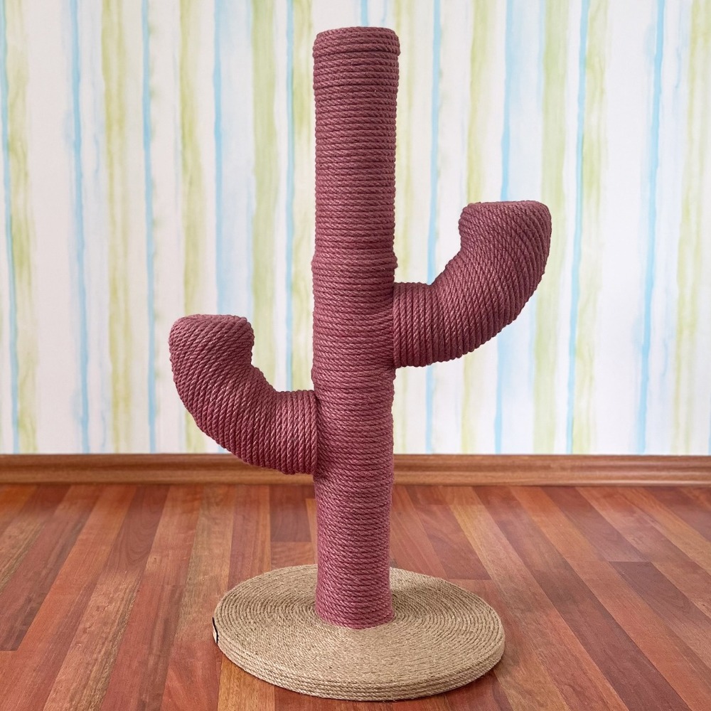 Kedi Tırmalama Tahtası Kaktüs - Pembe