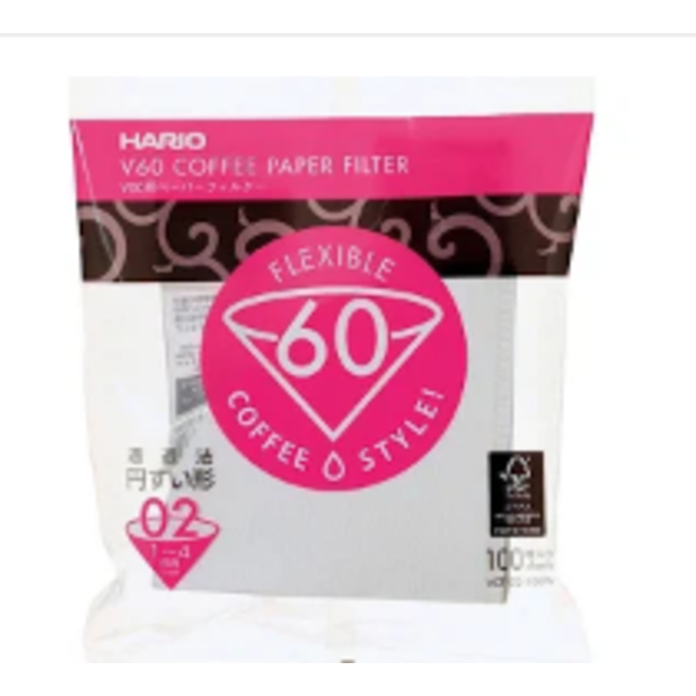 Hario V60 02 Filtre Kağıdı 100'lü Paket 