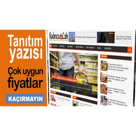 Kadınca Kafe sitemizde tanıtım yazınızı yayınlıyoruz