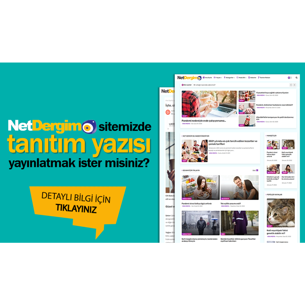 Netdergim.net sitemizde tanıtım yazınızı yayınlıyoruz