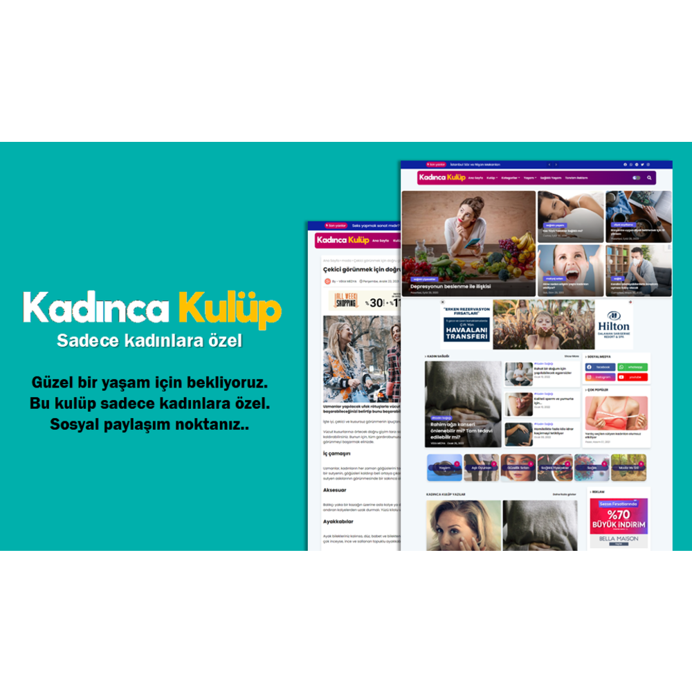 Kadınca Kulüp sitesinde tanıtım yazınızı yayınlıyoruz