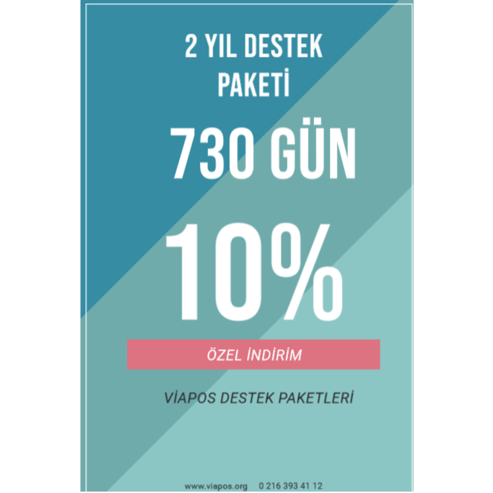 VİA POS 2 YIL DESTEK PAKETİ