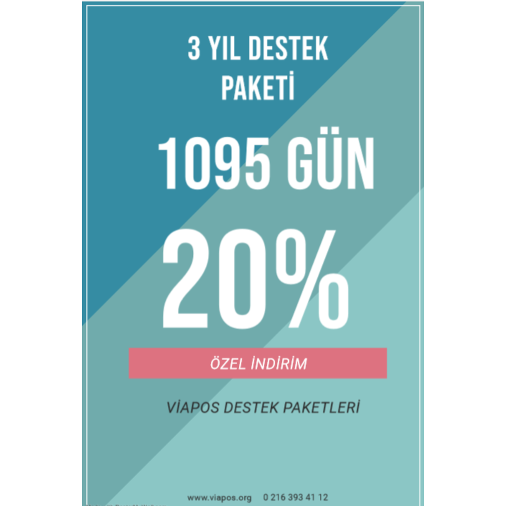VİA POS 3 YIL DESTEK PAKETİ
