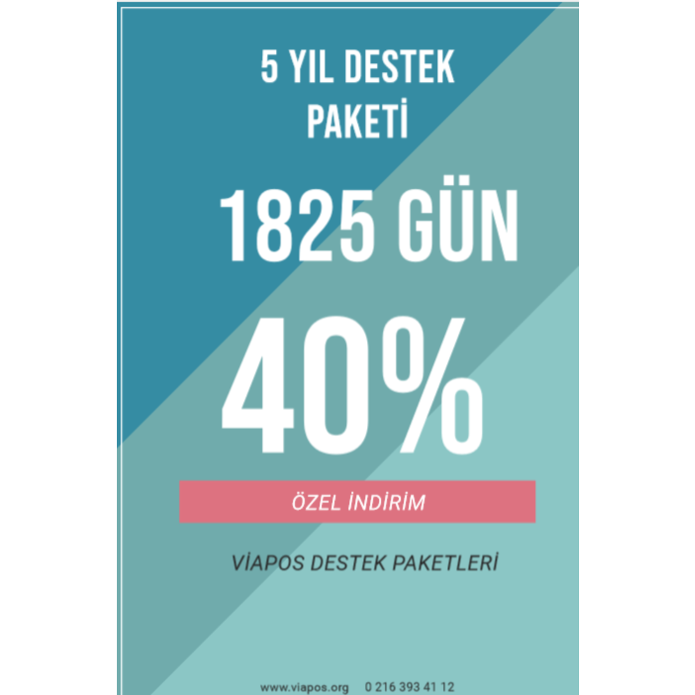 VİA POS 5 YIL DESTEK PAKETİ