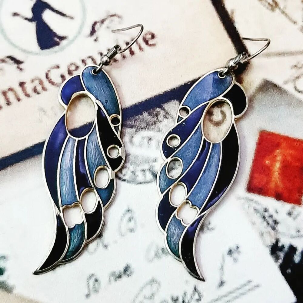 Cloisonne Mineli Küpe