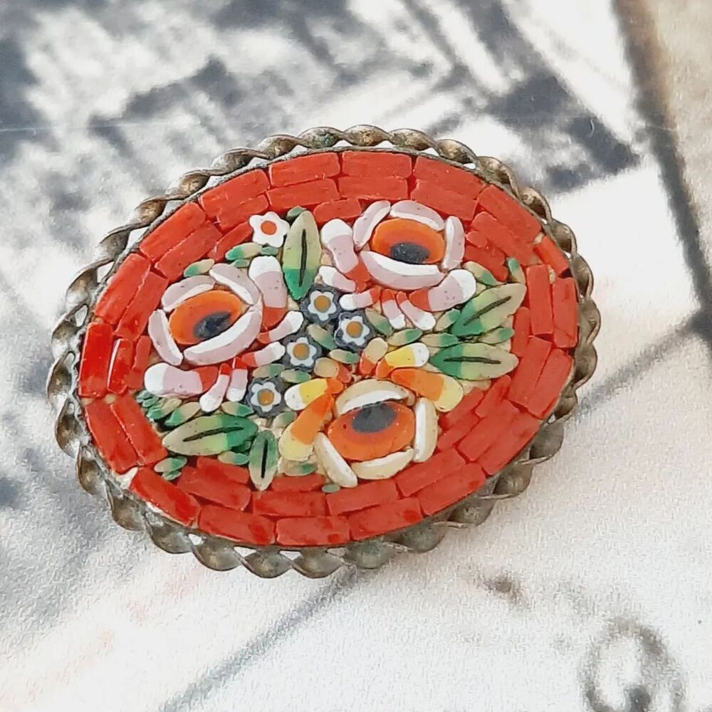 Micromosaic Broş