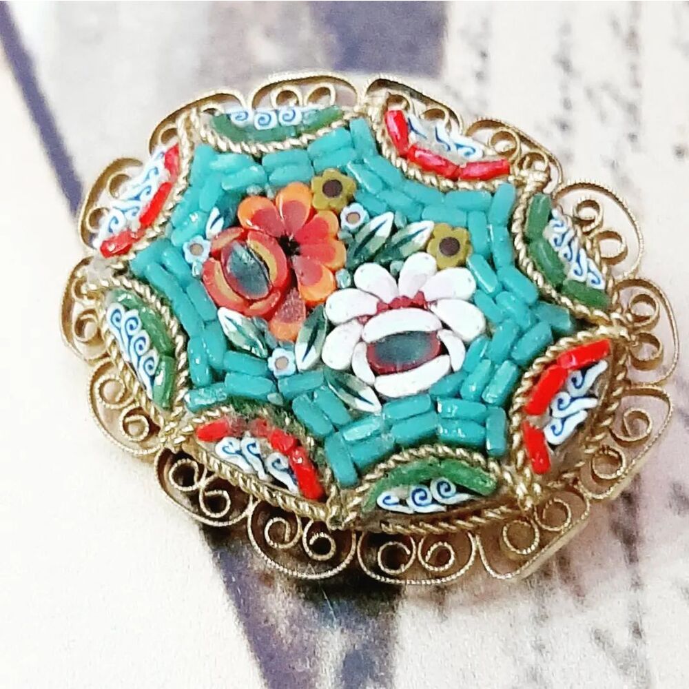 Micromosaic Broş