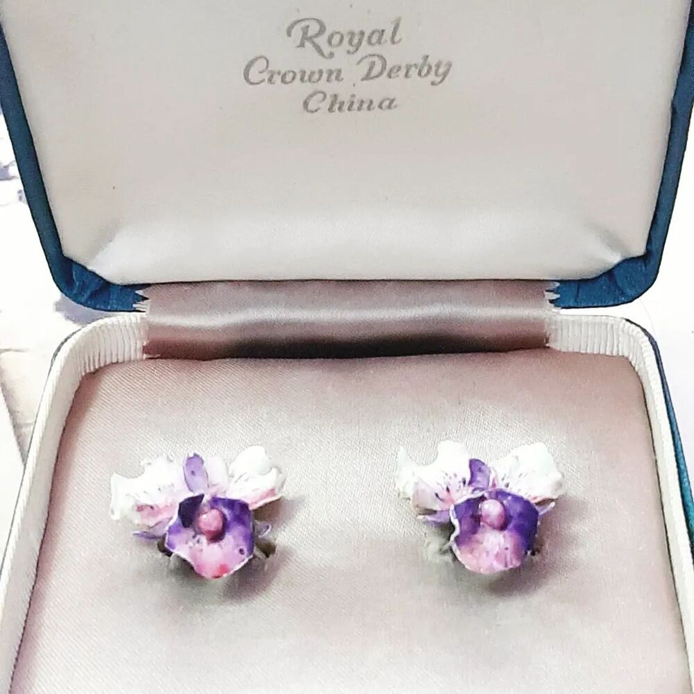 Royal Crown Porselen Küpe