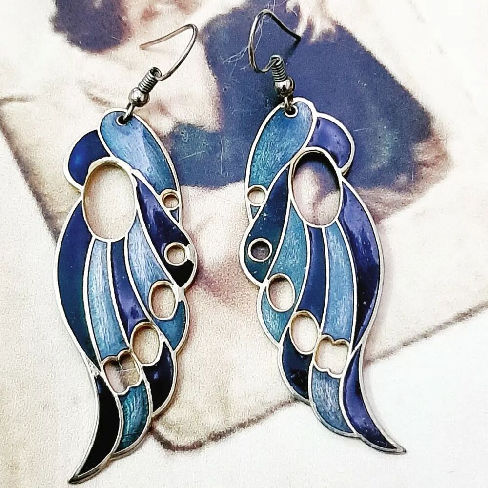Cloisonne Mineli Küpe
