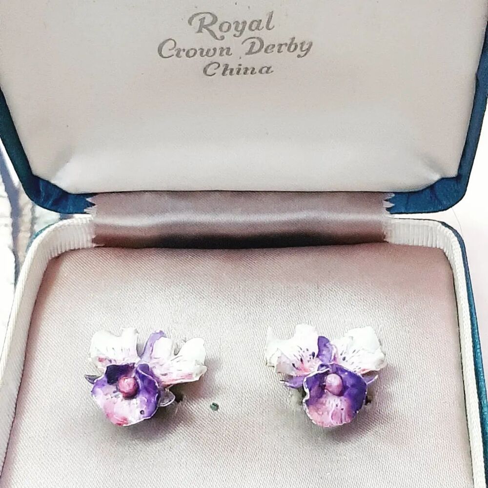 Royal Crown Porselen Küpe